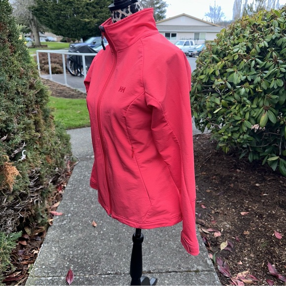 Helly Hansen Bright Coral Rain Jacket Women’s Small - Picture 4 of 9